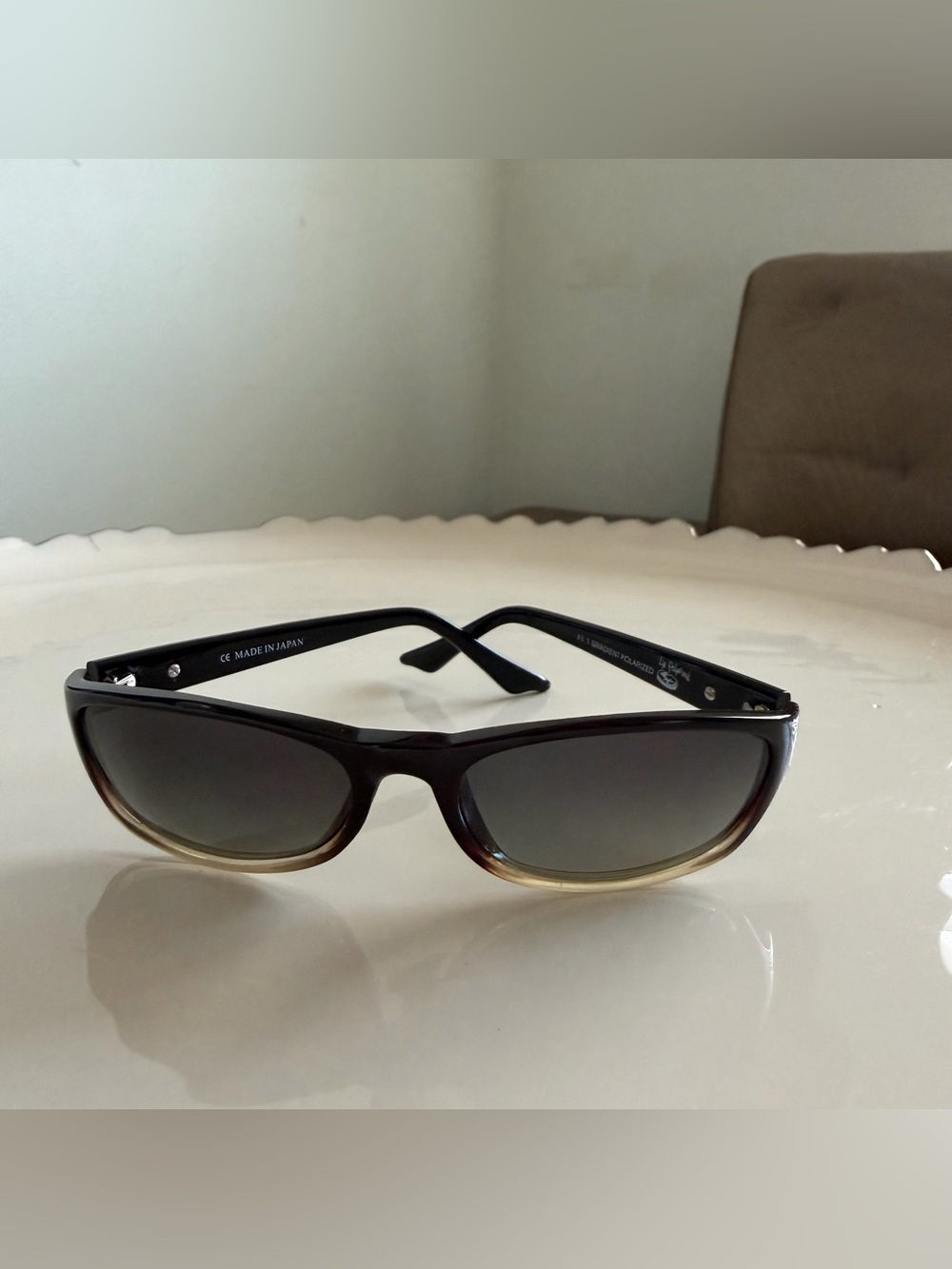 Vintage LX Polarized F1 Sport Wrap Sunglasses Japan